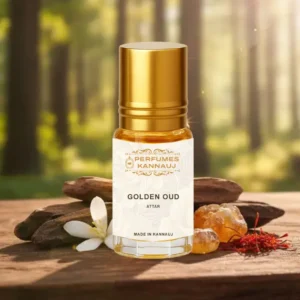 Golden Oud Attar – Premium Kannauj Oud Essence